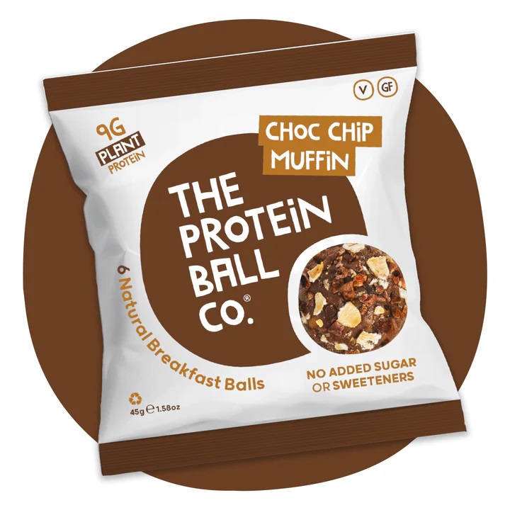 The Protein Ball Chocolate Chip Muffin 40g